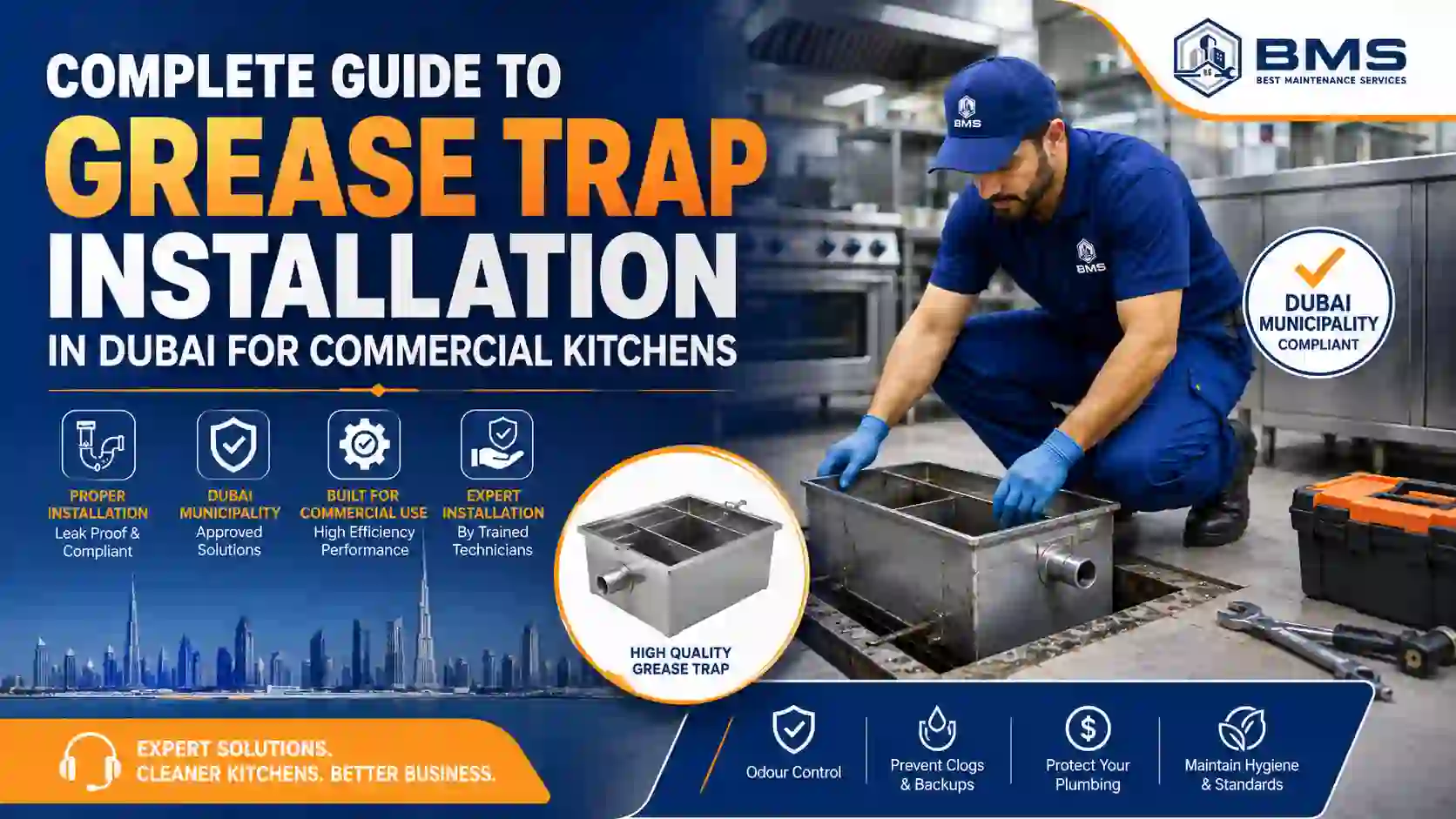 Complete Guide to Grease Trap Installation in Dubai for Commercial Kitchens