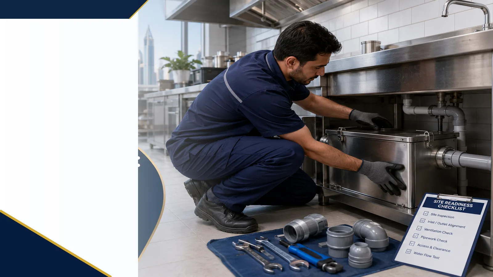 Grease Trap Installation Dubai: Site Readiness & Fitting Guide