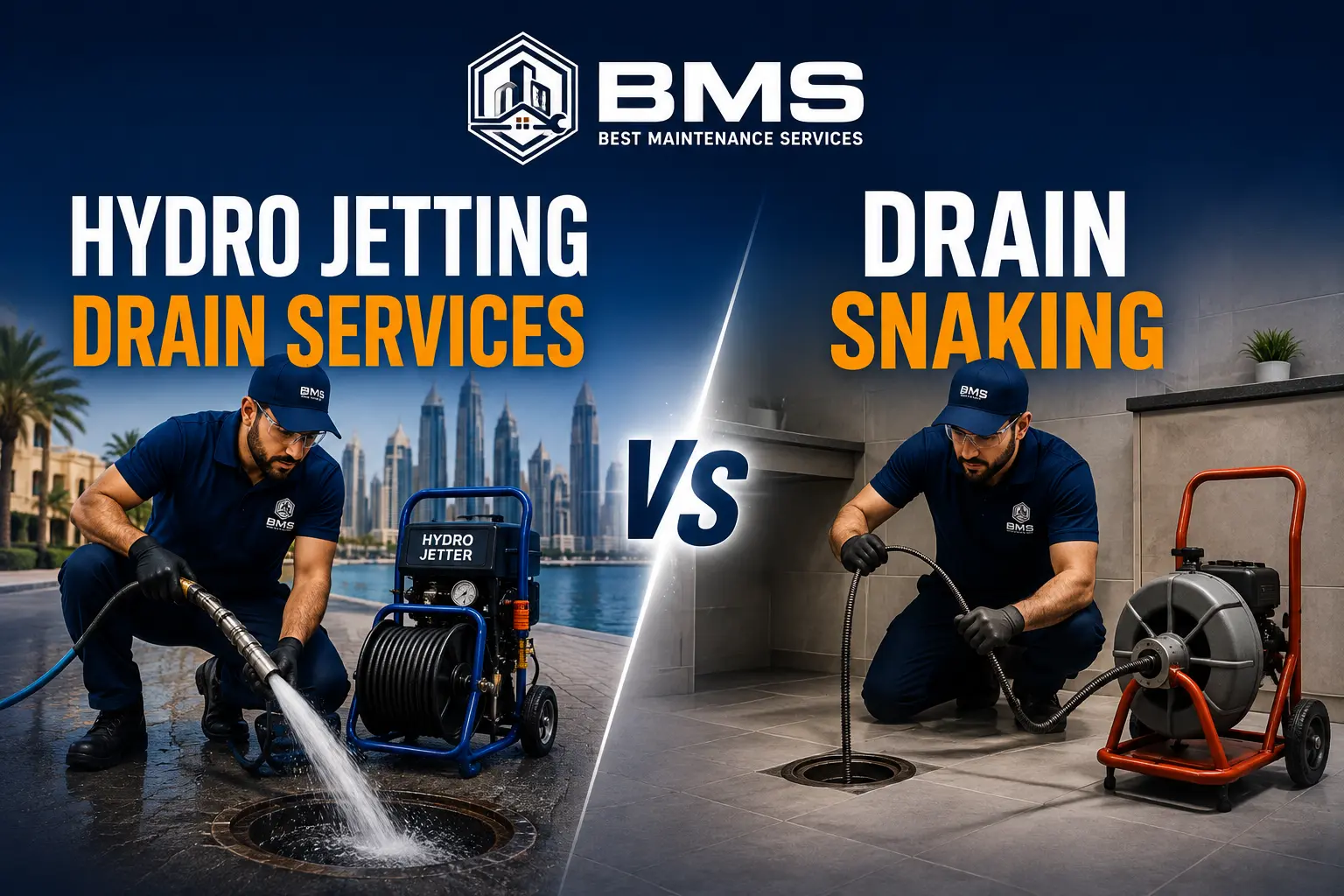 Hydro Jetting Drain Services vs Drain Snaking: Which Cleaning Method Is Best?